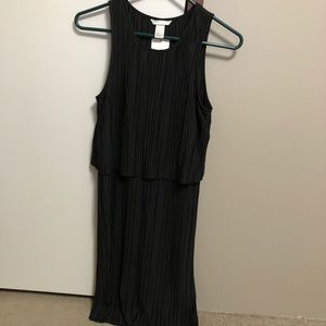 Black dress with an overlay